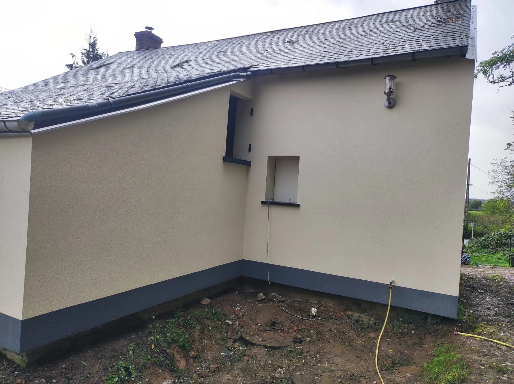 Angle de la maison terminé