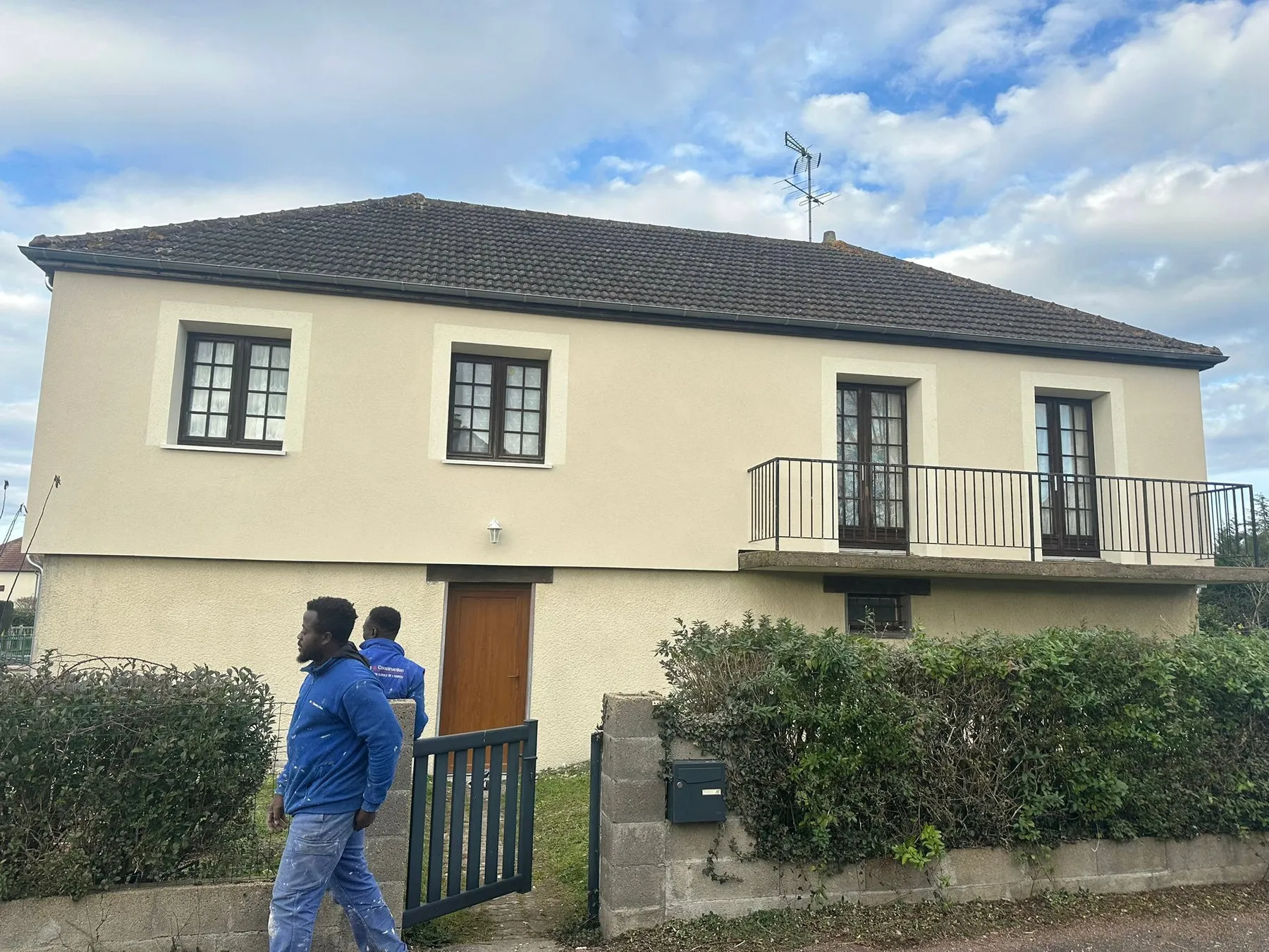 Façade principale terminée