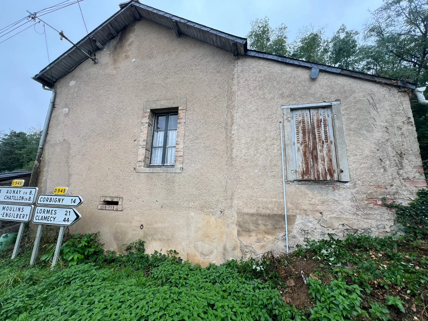 Pignon avant travaux