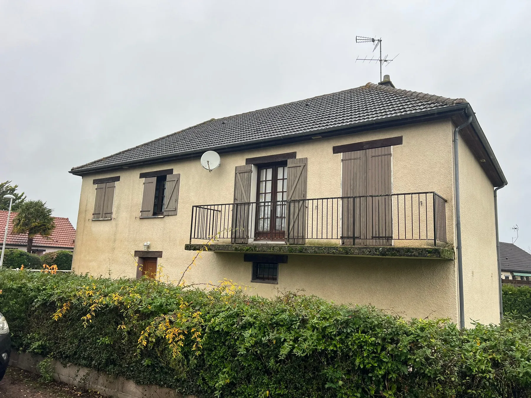 La façade principale avant travaux